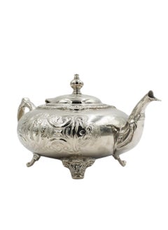 Buy Moroccan Arabic Traditional Silver Plated Tea Pot 21 X 30 cm in UAE