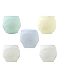 اشتري 5 Piece 6 Layers Breathable Cotton Absorbent Baby Potty Training Pants في الامارات