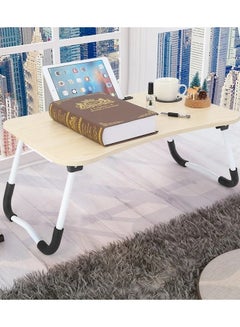 Buy Foldable Laptop Bed Table Lap Desk in Saudi Arabia