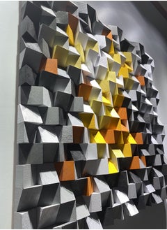 اشتري Wood Mosaic Wall Decor By Woodeometry في مصر