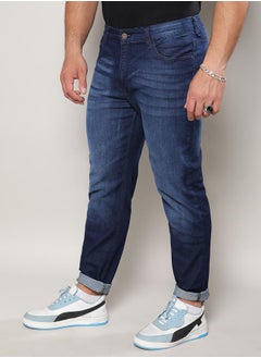 اشتري Plus Rolled Hem Slim Fit Jeans في السعودية