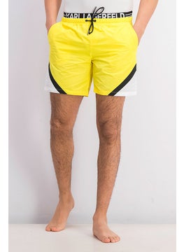 Buy Men Series Medium Board Short, Yellow in Saudi Arabia