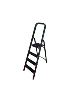 اشتري Milano Arnold Household Step Ladder 4 Steps R16004-Black/Orange في الامارات