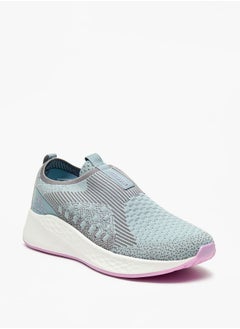 Buy Women's Mesh Detail Slip-On Sports Shoes in UAE