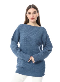 Buy Women Wool Long Pullover With High Neck in Egypt