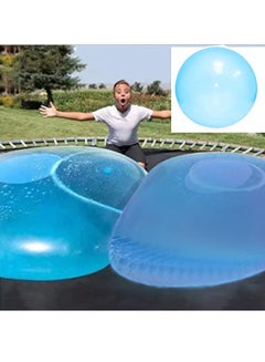Buy Bubble Ball Toy for Adults Kids Inflatable Water Ball Beach Garden Ball Soft Rubber Ball Outdoor Party (Blue large 70CM 1PC) in UAE