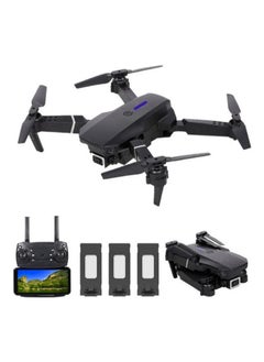 Buy LS-E525 WiFi FPV 4K Drone Headless Mode Dual Cam Drone 3 Batteries in Saudi Arabia