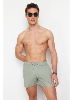 اشتري Light Khaki Men's Extra Short Basic Sea Shorts في مصر