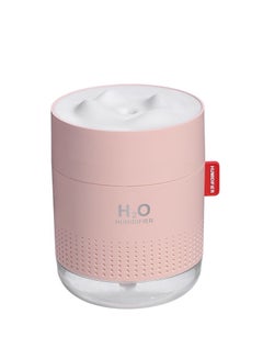 اشتري Mini Snow Mountain Air Humidifier with Night Light 500ml for Home or Office GXZJ623 Pink في السعودية
