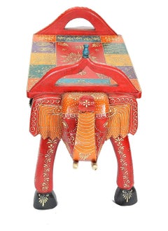 اشتري HANDMADE ELEPHANT SHAPED SOLID WOODEN TABLE في الامارات