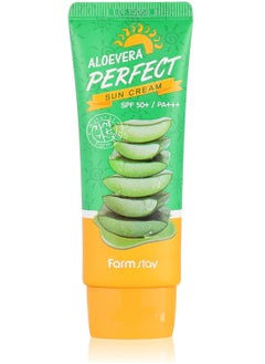 Buy Aloe Vera Perfect Sun Cream SPf 50+ sun cream 70 Ml in Egypt