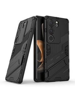 Buy Phone Case Compatible with VIVO V29 5G/V29 Pro/S17/S17 Pro with Kickstand & Shockproof Military Grade Drop Proof Protection Sturdy Bumper Protective Back Cover in Saudi Arabia