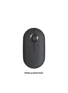 اشتري Cross-border Logitech M350 2.4G Bluetooth Dual-mode Mute Notebook Pebble Wireless Mouse Black في السعودية