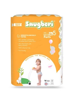 Buy Snugberi Diaper Pants Size 5 X Large 11-18kg - Mega Pack  54 in UAE