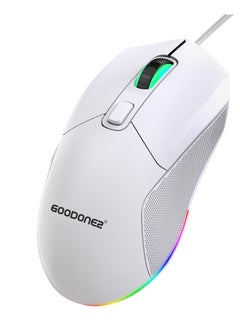Buy G300 Wired Gaming Mouse, 7200 DPI, 6 Programmable Buttons, 2 Back Cover interchangeable, PC/Mac Computer and Laptop Compatible in UAE
