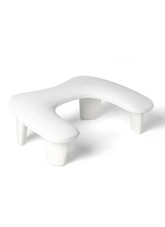 اشتري Nail Arm Rest for Nails Tech, White U Shaped - Comfortable Manicure Nail Hand Rest Pillow Cushion, PU Leather Nail Armrest Stand for Acrylic Nail Art Tech, Quick Installation Nail Arm Rest في الامارات