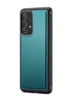LEMAXELERS Custodia Galaxy A22 5G Cover Portafoglio,Custodia Galaxy A22 5G Clear View Window Placca Specchietto Lo Stand Flip Slim Sottile Portafoglio Kickstand Bookstyle Cover,Mirror PU Gold