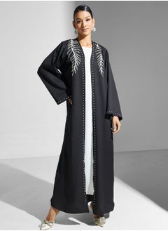 Buy Embellished Detail Abaya in UAE