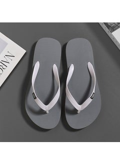 Buy 2023 Mens Summer Slides Non-slip Sport Sandals Beach Flip-Flops 2588 gray White in Saudi Arabia