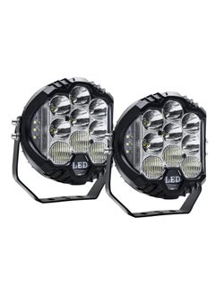 Buy 2Pcs 5inch LED Work Light Pods Spot Flood Combo Beam Fog Lamp Offroad Driving Light White in UAE