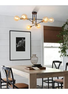 Buy Nordic Modern Ceiling Chandelier E27 Hanging Lamps For Ceiling Dining Room Living Room Indoor Light Fixture Pendant Ceiling Lamp in Saudi Arabia