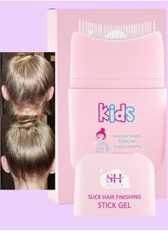 Buy 80ml Kids Hair Gel Children's Hair Wax Stick for Hair Edge Control Slick Hair Finishing Stick Gel with Comb Integration Designed for Kids Natural Ingredients Suitable for All Hair Styles in UAE