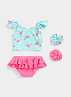 Buy Flamingo Tankini With Hair Ties in Saudi Arabia