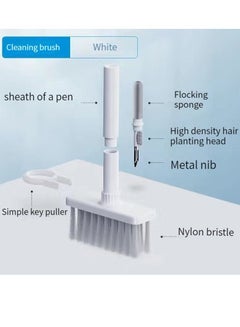 Buy M MIAOYAN cleaning brush cleaning pen keyboard headset computer cleaning set cleaning notebook crevice dust multi-function brush white in Saudi Arabia