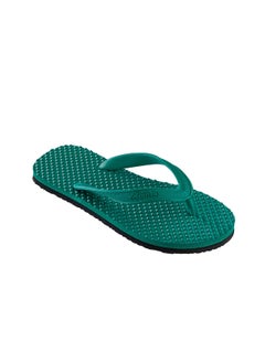 Buy EVA Hawai Acupressure Rubber Slippers Green (8 US Men's) in UAE