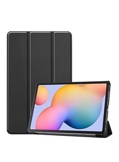 اشتري جراب Samsung Galaxy Tab A SM-T510 / T515 مقاس 10.1 بوصة ، جراب جلد PU خفيف الوزن رفيع للغاية أسود في الامارات