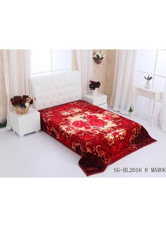Buy 1 Ply Blanket Super Soft Royal Cloudy Blanket 160 × 220CM 6.5LBS in UAE
