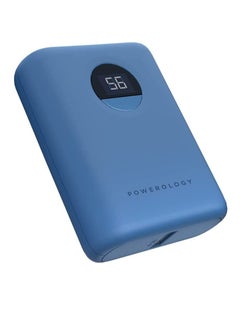 اشتري Powerology Ultracompact Power Bank 10000Mah Pd 20W - Blue في السعودية