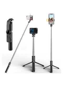 اشتري L08 Selfie Tripod Stick Stand For iPhone And Smart Andriod Mobile في الامارات