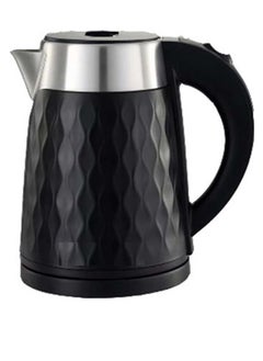 Buy Armadillo double kettle plastic - stainless steel interior1.7 liters, 1500 watts, black Model ARM-SDA-KTL-BK-0003 in Egypt