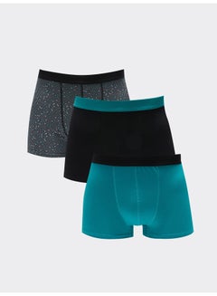 Dice Mens Bundle of Three Lycra Solid Boxer Briefs, petrol-charcoal-green,  3XL: Buy Online at Best Price in Egypt - Souq is now