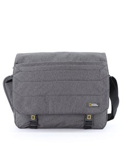 اشتري National Geographic Pro Messenger Bag Dark Grey,  Stylish for Men and Women Compact and Versatile, Portable Organizer for Travel, Business, University في الامارات