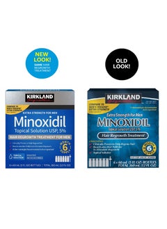 Buy 6-Piece Minoxidil 5% Extra Strength Hair Regrowth Treatment - 6x60ml in Saudi Arabia