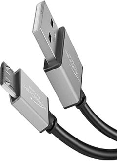 Buy KabelDirekt – Micro USB 2.0 cable – 2m – (high-speed data cable and charger cable, suitable for smartphones and tablets with a Micro USB port, black/space grey) in Egypt