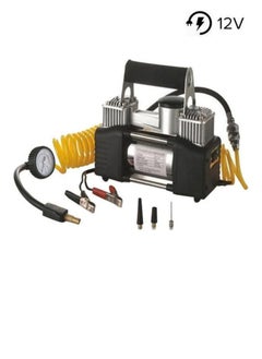 اشتري Tire inflator with 12V dual cylinder air compressor في السعودية