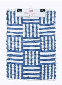 اشتري Blue Paper chindi Rug36 X 24cm في الامارات