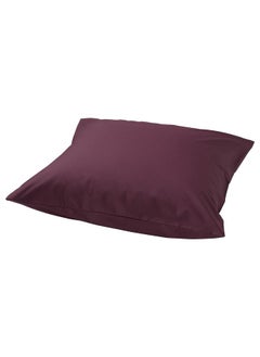 Buy Pillowcase Deep Red 65X65 Cm in Saudi Arabia