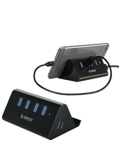 Buy ORICO USB Hub, 4 Port USB 3.0 Portable Data Hub with 1 Meter USB Cable, Phone Stand Function for Laptop, Notebook, PC, MacBook, iMac, Surface Pro, Flash Drives, and Mobile HDD in Egypt