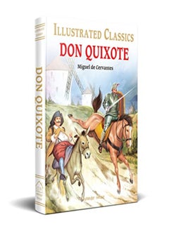 Buy Don Quixote For Kids Illustrated Abridged Children Classic English Novel With Review Questions by Miguel de Cervantes Hardcover in UAE