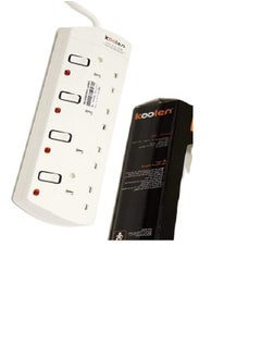 Buy Koolen Plug Socket with Four Plugs, 5 Meter Cable Length in Saudi Arabia