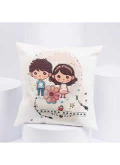 Buy Happy Raksha Bandhan Cushion in UAE