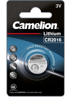 اشتري Camelion CR2016 3 V Lithium-Ion Button Cell Battery في مصر