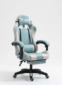Buy Fabric Gaming Chair with Footrest in Saudi Arabia