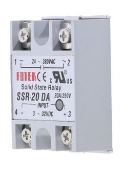 Buy SSR-20DA Solid State Relay - 20A 250V AC Control Voltage in UAE