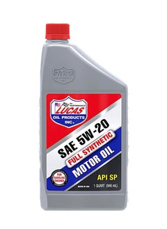 Buy Lucas synthetic engine oil 5w20 single cylinder 946 ml in Saudi Arabia