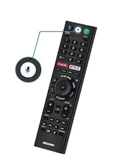 اشتري Universal Voice Remote Control for Sony Smart TV Bluetooth Controller All Sony Bravia LED OLED LCD 4K UHD HDTV HDR Android TV, with Google Play, Netflix Button RMF-TX200U في السعودية